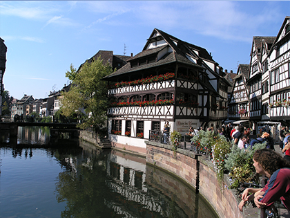 Photo de la petite France à Strasbourg