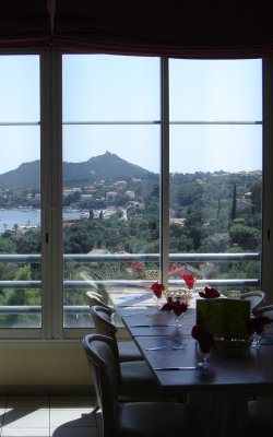 View of the landscape from the hotel